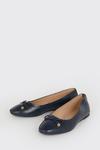 Dorothy Perkins Wide Fit Peace Scalloped Ballet Flats thumbnail 3