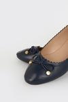 Dorothy Perkins Wide Fit Peace Scalloped Ballet Flats thumbnail 4