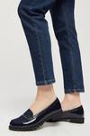 Dorothy Perkins Navy Livia Cleated Sole Loafer thumbnail 3