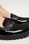 Dorothy Perkins Black Livia Cleated Sole Loafer thumbnail 4