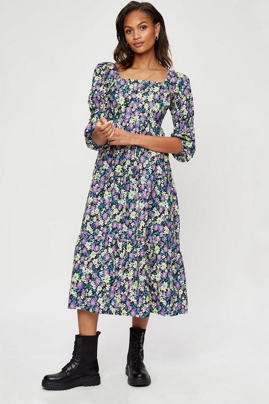 Dorothy Perkins Floral Square Neck Maxi Dress 1