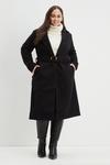 Dorothy Perkins Curve Belted Buckle Detail Formal Coat thumbnail 1