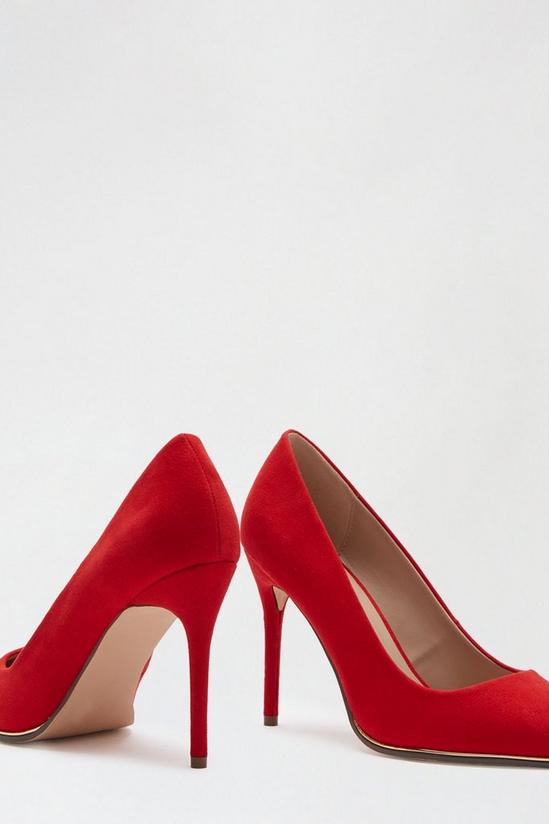 Dorothy Perkins Red Draya Pointed Toe Court Shoe 5