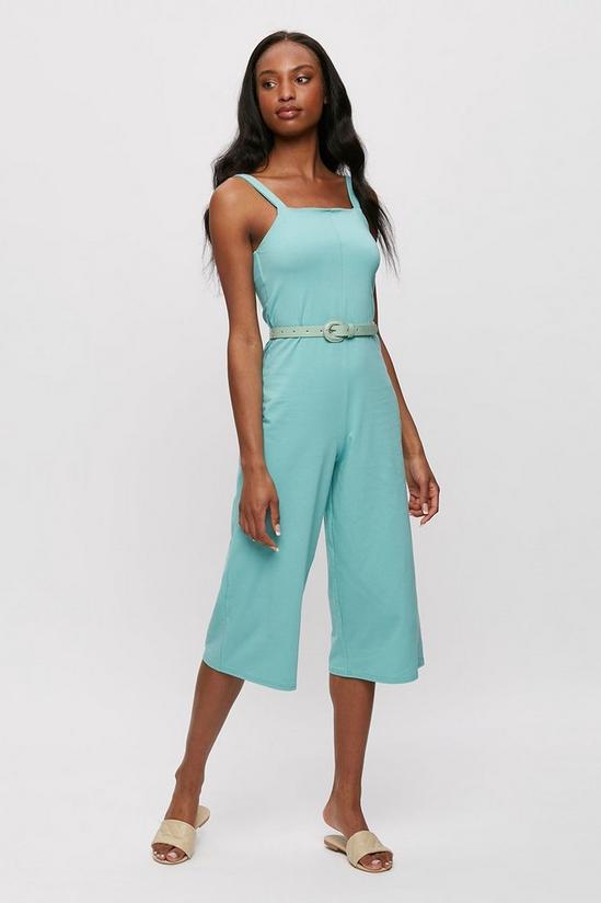 Dorothy Perkins Sage Green Strappy Culotte Jumpsuit 2