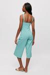 Dorothy Perkins Sage Green Strappy Culotte Jumpsuit thumbnail 3
