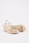 Dorothy Perkins Radiant Braided Knot Wedge Sandals thumbnail 4