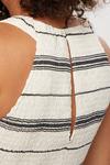 Dorothy Perkins Mono Stripe Halter Shirred Midaxi Dress thumbnail 4