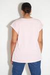 Dorothy Perkins Curve Blush Roll Sleeve T-shirt thumbnail 3