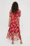 Dorothy Perkins Red Floral Midi Dress thumbnail 3