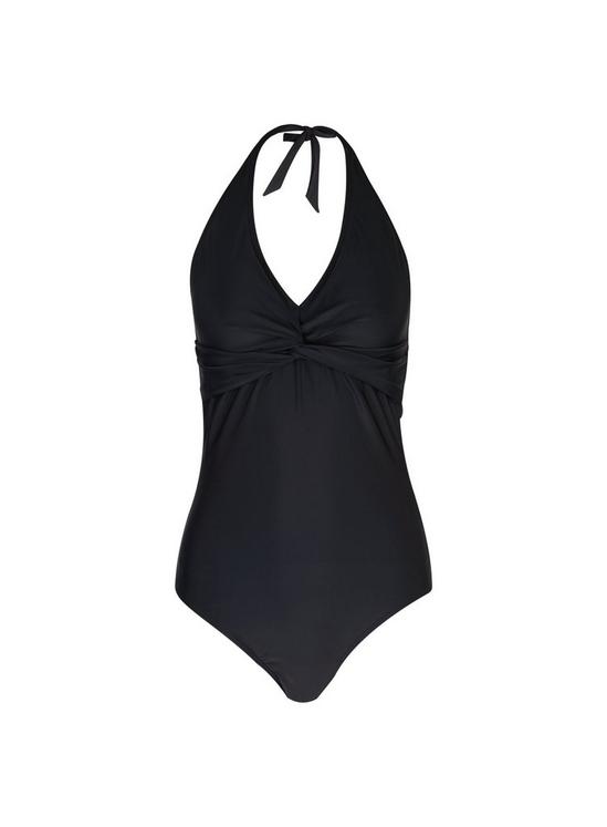 Dorothy Perkins Tall Black Front Knot Swimsuit 2