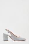 Dorothy Perkins Wide Fit Grey Evie Pointed Toe Court Shoe thumbnail 1