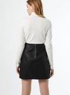 Dorothy Perkins Black Faux Leather Pocket Mini Skirt thumbnail 3
