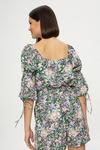 Dorothy Perkins Multi Floral Puff Sleeve Square Neck Top thumbnail 3