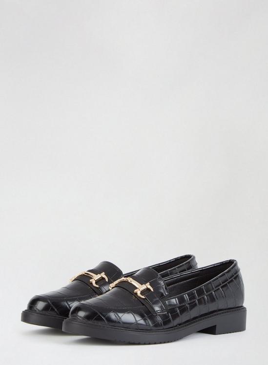 Dorothy Perkins Black Liberty Loafers 1