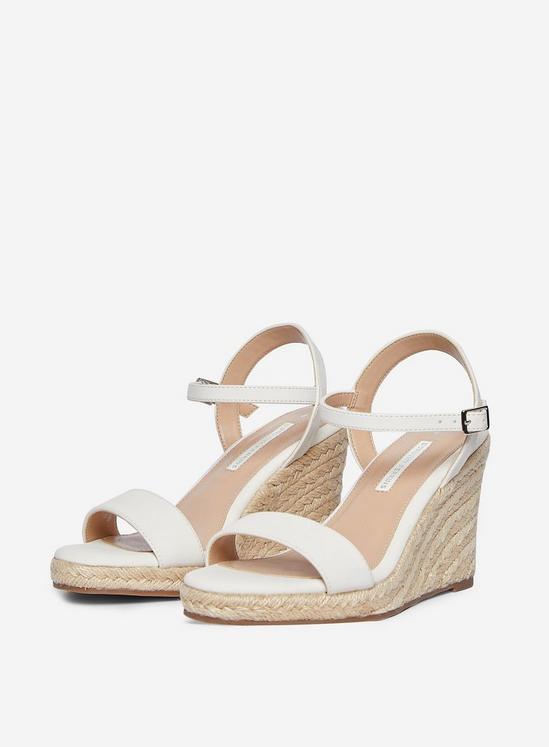 Dorothy Perkins White Ray Ray Wedge Sandals 1