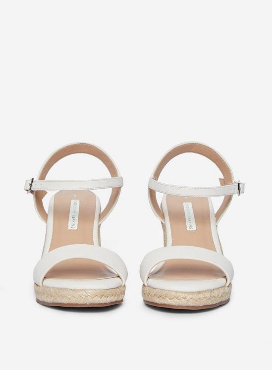 Dorothy Perkins White Ray Ray Wedge Sandals 2