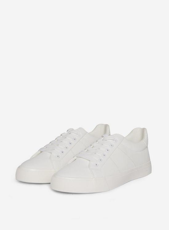 Dorothy Perkins White Ink Trainers 1