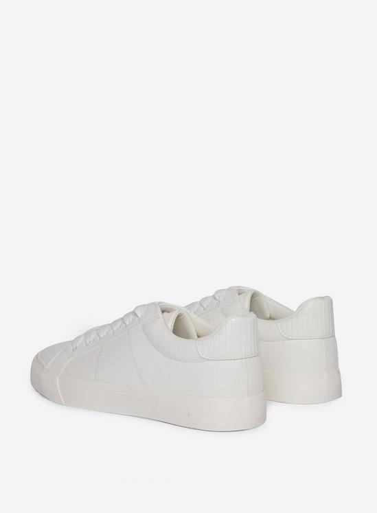 Dorothy Perkins White Ink Trainers 4