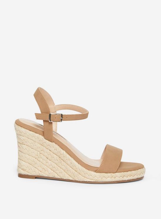 Dorothy Perkins Taupe Ray-Ray Wedge Sandal 2