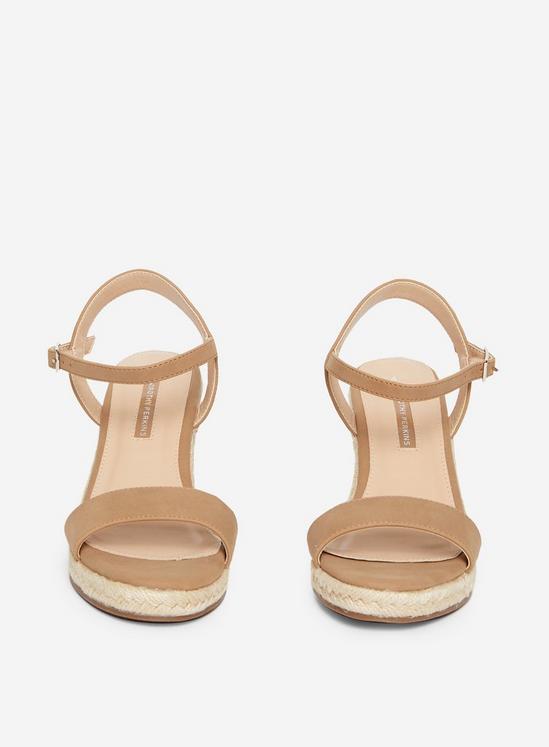 Dorothy Perkins Taupe Ray-Ray Wedge Sandal 3