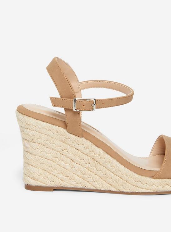 Dorothy Perkins Taupe Ray-Ray Wedge Sandal 4