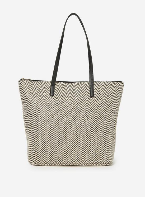 Dorothy Perkins Black Beach Shopper Bag 2