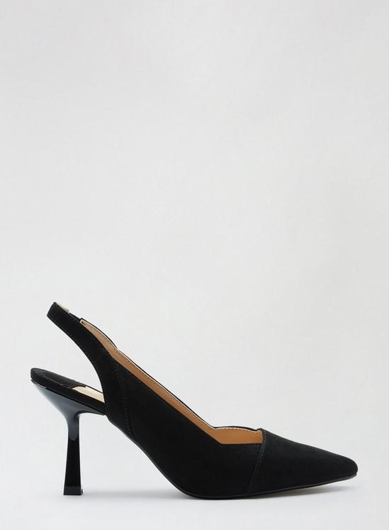 Dorothy Perkins Wide Fit Black Desire Courts 4