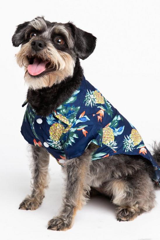 Dorothy Perkins Navy Hawaiian Dog Shirt 1
