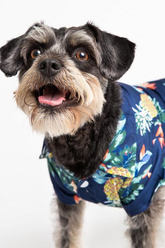 Dorothy Perkins Navy Hawaiian Dog Shirt 3