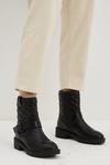 Dorothy Perkins Comfort Wide Fit Amelia Quilted Buckle Boots thumbnail 4