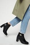 Dorothy Perkins Wide Fit Arlo Twist Lock Ankle Boot thumbnail 1