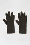 Dorothy Perkins Black Plain Fleece Glove thumbnail 2