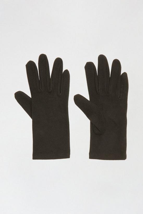 Dorothy Perkins Black Plain Fleece Glove 2