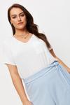 Dorothy Perkins Curve Tie Waist Belted Shorts thumbnail 4