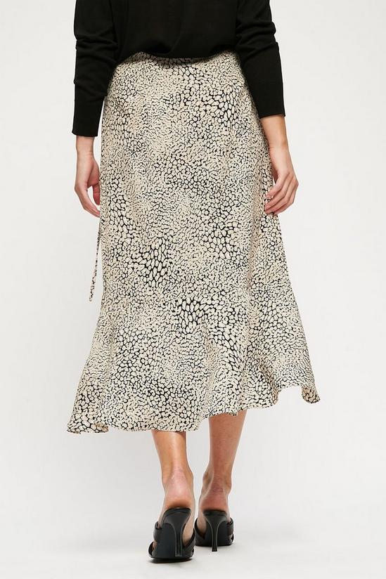 Dorothy Perkins Mini Leopard Print Ruffle Wrap Skirt 3