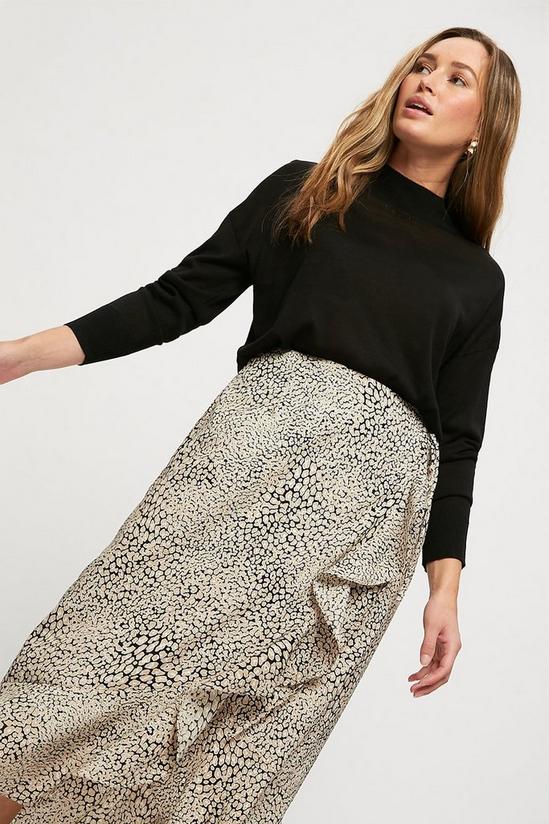 Dorothy Perkins Mini Leopard Print Ruffle Wrap Skirt 4