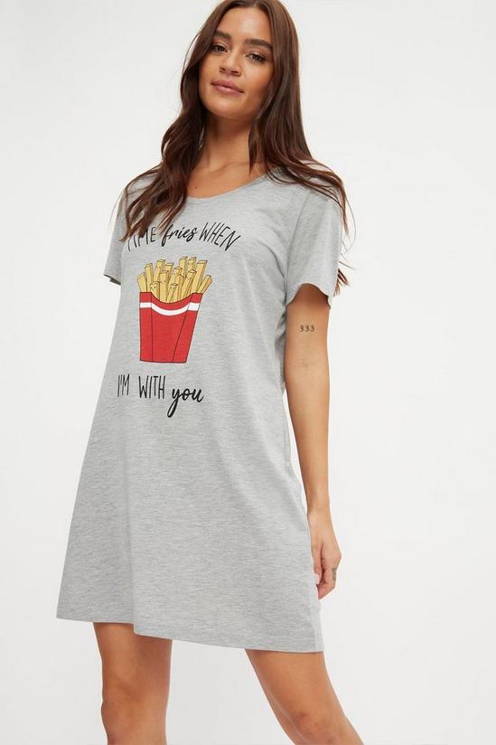 Dorothy Perkins Time Fries Graphic Nightshirt 1