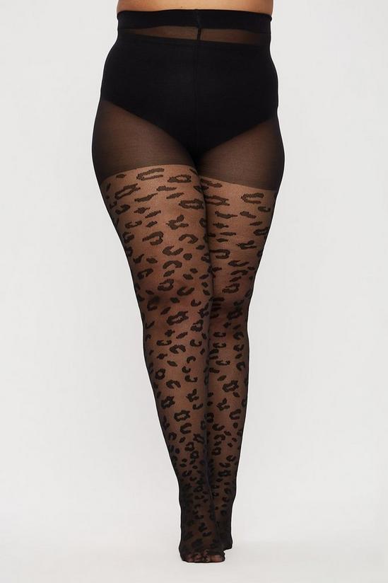 Dorothy Perkins Curve All Over Leopard Tights 1