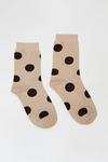 Dorothy Perkins Mono Large Spot Ankle Sock thumbnail 1