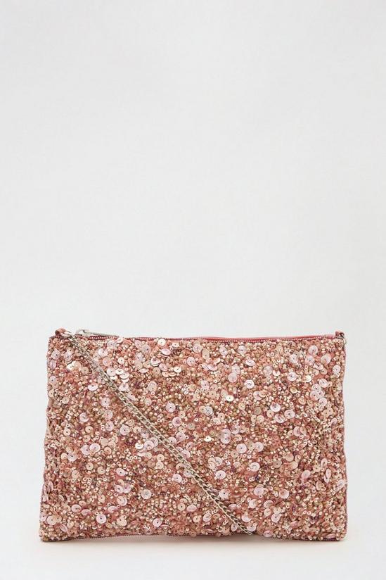 Dorothy Perkins Sequin Embellished Clutch Bag 2