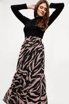Dorothy Perkins Tall Zebra Print Maxi Skirt thumbnail 4