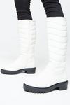 Dorothy Perkins Megave Nylon Quilt Long Boots thumbnail 1