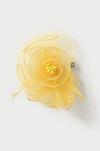 Dorothy Perkins Yellow Wave And Flower Fascinator thumbnail 1