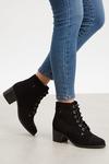 Good For the Sole Good For The Sole: Odie Comfort Suede Block Heel Ankle Boots thumbnail 3