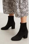 Good For the Sole Good For The Sole: Monica Comfort Ruched Block Heel Bootie thumbnail 4