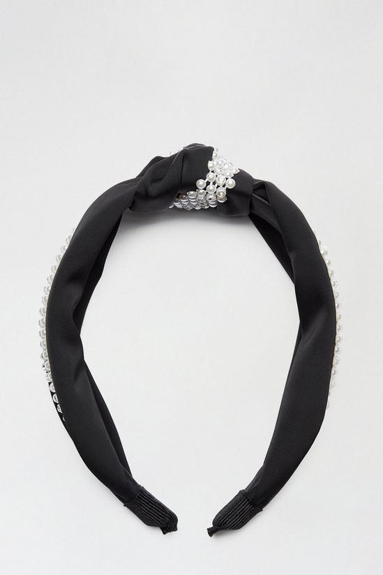 Dorothy Perkins Black Pearl Headband 1