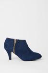 Good For the Sole Good For The Sole: Extra Wide Fit Marlo Comfort Zip Heeled Ankle Boots thumbnail 2
