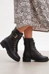 Good For the Sole Good For The Sole: Marion Comfort Buckle Lace Up Boots thumbnail 3