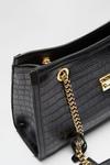 Dorothy Perkins Black Double Chain Handle Shoulder Bag thumbnail 4