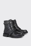 Good For the Sole Good For The Sole: Rowan Double Strap Leather Biker Boots thumbnail 3